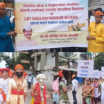 गणेश विसर्जन मिरवणुकीत विद्यार्थ्यांचा उत्साह – ऐतिहासिक व सामाजिक संदेशांचा संगम