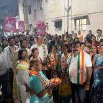 पिंपरी गावात राष्ट्रवादी काँग्रेसच्या पॅनेलचा झंजावाती प्रचार * ज्ञानेश्वर नगरी अशोक थिएटर परिसरात आयोजित प्रचार रॅलीस उदंड प्रतिसाद